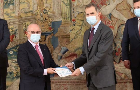 AUDIENCIA CON S. M. EL REY FELIPE VI 22 DE ENERO DE 2021
