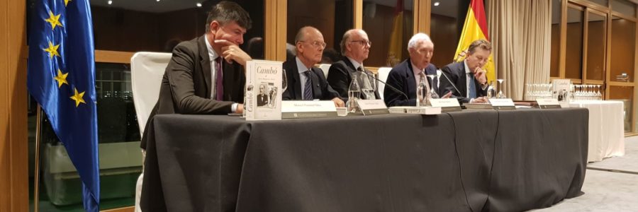 Presentación «Cambó» de Ignacio Buqueras y Bach