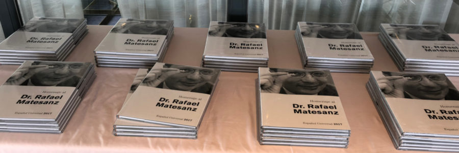 Presentación Libro Dr. Rafael Matesanz “Español Universal”2017