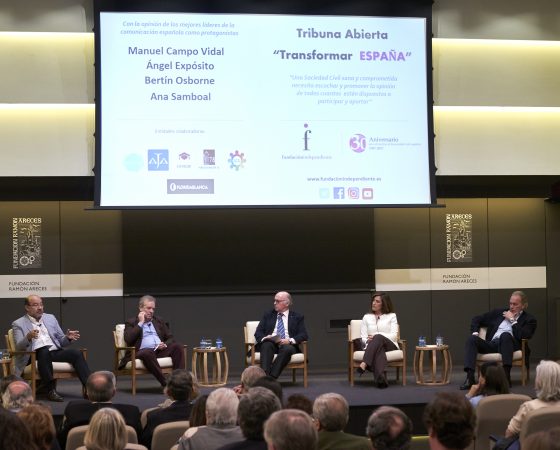Tribuna Abierta “Transformar España” organizado por Fundación Independiente