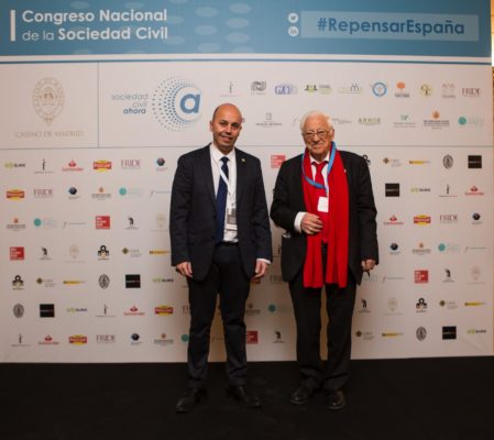 Sergio Mella y Padre Ángel García