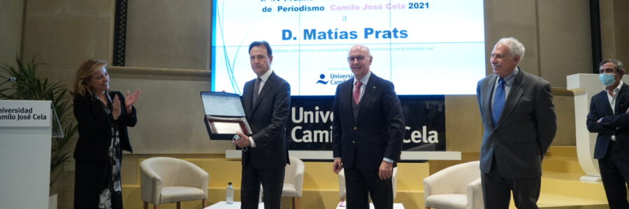 Matías Prats, Premio ‘Fundación Independiente’ de Periodismo Camilo José Cela 2021