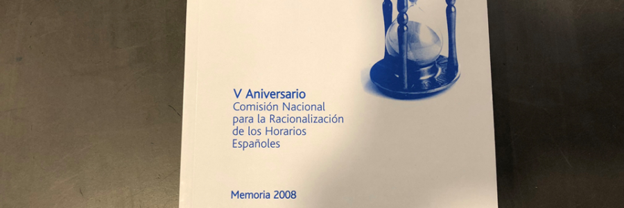 V Aniversario Comisión Nacional para la Racionalización de los Horarios Españoles