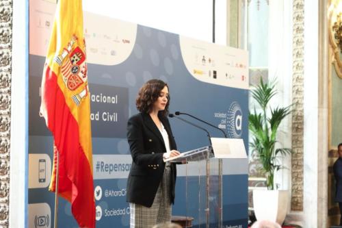 I Congreso Nacional de la Sociedad Civil - 2ª Jornada - Intervención de la Excma. Sra. Presidenta de la Comunidad de Madrid
