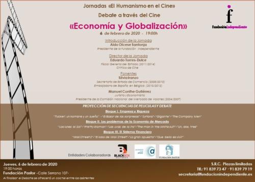 INVITACIÓN «ECONOMÍA Y GLOBALIZACIÓN» 6.02.2020 19h.